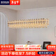 美莎拉帝法式輕奢餐廳吊燈2025后現代新款現代簡(jiǎn)約長(cháng)條吧臺燈大氣茶室燈具 60W 餐廳吊燈+包安裝 長(cháng)120CM
