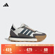adidas「FM碰碰鞋」FUTRO MIXR厚底增高休閑跑步鞋阿迪達斯輕運動(dòng)   漢玉白/灰色/藍色   42