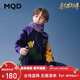 馬騎頓（MQD）男童25冬新款戶(hù)外風(fēng)涂鴉卡通撞色保暖套頭針織衫毛衣