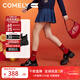 康莉（COMELY）厚底英倫樂(lè )福鞋女26年春秋新款魔術(shù)貼增高學(xué)院風(fēng)時(shí)尚百搭女鞋 甜酷黑 37
