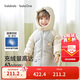 巴拉巴拉童裝寶寶羽絨服女童2025新款冬季加厚外套保暖寶寶上衣北歐風(fēng)女寶