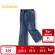 巴拉巴拉兒童長(cháng)褲女童牛仔褲加絨秋冬喇叭褲201424108012