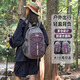 梵昇昱登山包旅行包戶(hù)外雙肩包男女爬山裝備專(zhuān)業(yè)輕便背包可折疊徒步旅游 登山包【灰紫色小號】