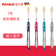 德國進(jìn)口paul-dent寶兒德 細(xì)毛中硬毛牙縫護(hù)理牙刷軟毛 雙層刷毛 成人款 3支 成人牙刷 顏色隨機(jī)發(fā)