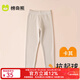棉奇熊兒童保暖褲秋冬季加絨褲子寶寶家居服背心睡褲女童德絨秋褲打底褲 X010卡其-單件【德絨保暖褲】 100 cm