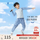 onmygame【爽身褲】男童長(cháng)褲快干夏季運動(dòng)褲兒童戶(hù)外防蚊休閑長(cháng)褲 遠空藍 150