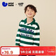 迷你巴拉【泰迪熊IP聯(lián)名】POLO衫男童T恤兒童寶寶學(xué)院風(fēng)長(cháng)袖