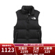 北面（The North Face）美版1996 RETRO NUPTSE羽絨馬甲男女款700蓬 NF0A3JQQ男款LE4-黑色 L
