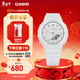 卡西歐（CASIO）G-SHOCK GIRLS GMA-S2100 八王子 運動(dòng)女士手表防水手表 送女友 GMA-S2100-7APR-200米防水