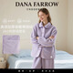 戴納.法羅（DANA FARROW）品牌新款簡(jiǎn)約舒適珊瑚絨睡衣女高領(lǐng)家居套裝加厚保暖情侶加絨睡衣 風(fēng)信紫 M （女建議 90-110斤）