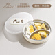 英氏（YEEHOO）寶寶餐盤(pán)嬰兒分格餐盤(pán)自主進(jìn)食餐盤(pán)寶寶輔食碗不銹鋼兒童餐具