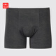 優(yōu)衣庫男裝AIRism無(wú)痕針織短褲/印花內褲26春夏新款484996 479885 484996/08深灰色 L