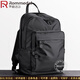 羅梅達爾（Rommedal）雙肩包男尼絨布商務(wù)休閑男大容量旅行包輕便電腦包背包男士單肩包 黑色【京倉速發(fā)】高43*寬30*厚18cm
