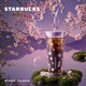 星巴克（Starbucks）暮櫻翩翩雙層玻璃吸管杯650ml咖啡泡茶水杯子辦公女神節禮物男女