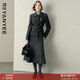 顏域羊毛毛呢短外套半身裙兩件裝女2025冬季新款職業(yè)氣質(zhì)穿搭套裝 深灰 S