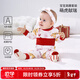 歐孕（OUYUN）嬰兒高腰護肚套裝賀歲龍年國風(fēng)紅色寶寶秋衣秋褲男女童保暖衣 萌虎獻瑞 90cm