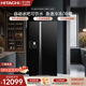 日立冰箱573L大容量對開(kāi)雙門(mén)原裝進(jìn)口R-SBS2100NC自動(dòng)冰吧雙風(fēng)扇變頻 水晶黑色
