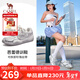 駱駝（CAMEL）月牙德訓鞋女百搭板鞋休閑鞋 L25S577059B 米/銀(蕾絲透氣) 38