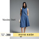 Massimo Dutti折扣升級2026女裝都市簡(jiǎn)約百搭款設計感牛仔連衣裙06640800 海軍藍 XS (CN 165/84A)