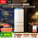 松下（Panasonic）海灣464L法式多門(mén)冰箱超薄零嵌入式雙系統風(fēng)冷無(wú)霜自動(dòng)制冰一級能效NR-EW46TGC-W【國家補貼】