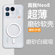 魯深磨砂軟殼不沾指紋磁吸真我Neo8手機殼防摔男女款realme neo8保護套RMX8899手機套新款親膚手感 真我Neo8 磁吸款磨砂白 清水套軟殼親膚【贈保護膜】