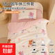 幼兒園被子被套加厚牛奶絨三件套兒童被套寶寶入園棉芯被褥午睡 【加厚牛奶絨/柔軟親膚】愛(ài)心小熊 幼兒園三件套-墊套枕套被套120*150cm