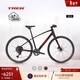崔克（TREK）FX 3 碳纖維前叉液壓碟剎休閑通勤健身多功能自行車(chē)平把公路車(chē) 深胭紅色  直郵到家 L（建議身高175-186CM） 10速