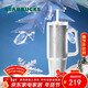 星巴克（Starbucks）雪耀奇境系列銀色款雙飲口不銹鋼杯900ml水杯咖啡杯年貨節送禮