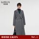 歌莉婭毛呢大衣羊毛羊駝毛女高智感格雷灰雙面呢子經(jīng)典款1CNC6N660 44B煙灰 S