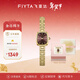 飛亞達（FIYTA）【新年禮物】“小金表”傾城系列女士石英表復古輕奢禮物送女友 【高圓圓同款】經(jīng)典棕