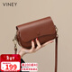 viney牛皮包包女包迷你手機包洋氣單肩斜挎包生日情人節禮物送女友老婆