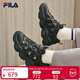 斐樂(lè )（FILA）易烊千璽同款男鞋PEASE摩登運動(dòng)鞋2025冬新款豌豆鞋面包鞋休閑鞋 黑-BK 40