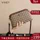 viney包包女包輕奢斜挎包品牌小包手機包生日情人節禮物送女友老婆 【咖色】新年送女生高級感實(shí)用洋氣百搭單肩包 時(shí)尚ck風(fēng)小眾媽媽包中年
