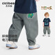 齊齊熊（ciciibear）[彎刀褲防褪色]齊齊熊寶寶褲子春款男童牛仔褲兒童休閑褲2026新款