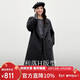 秋水伊人經(jīng)典風(fēng)100%綿羊毛雙面呢大衣2025年冬季新款百搭毛呢外套