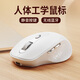云墨（YUNMO）無(wú)線(xiàn)藍牙鼠標可充電式辦公靜輕音人體工學(xué)筆記本臺式電腦ipad通用適用于惠普華碩華為 【無(wú)線(xiàn)藍牙雙模+靜音按鍵】經(jīng)典白