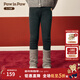 PawinPaw卡通小熊童裝25年冬季新款女童彈力加絨打底褲時(shí)尚溫暖 Grey灰色/15 150