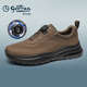 金利來(lái)（Goldlion）男鞋秋款免系旋轉扣鞋緩震氣墊底休閑鞋G557530701CCE棕42