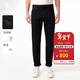 哈吉斯（HAZZYS）男裝 春季男褲子【PHIZ系列】長(cháng)褲經(jīng)典水洗牛仔褲男 黑色BK 32 （175/78A）