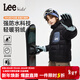 Lee冬季兒童羽絨服防水運動(dòng)男女童戶(hù)外防風(fēng)防水連帽鴨絨童裝上衣 烏黑色 150 （充絨量81）