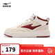 鴻星爾克征服板鞋女鞋厚底高幫情侶鞋秋季女款休閑復古運動(dòng)鞋子女