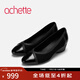 achette雅氏4RB1 優(yōu)雅正裝淺口單鞋彩色相拼時(shí)尚單鞋 14-黑色 38