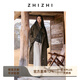 致知【一褲過(guò)冬】 南浦月 弧形顯瘦羊毛直筒休閑褲25冬 云米白 M