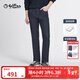 金利來(lái)【加絨加厚/含鵝絨絲】秋冬季節牛仔褲男水洗直筒商務(wù)休閑褲子 藏藍-95 38 180/94A 推薦165-175斤