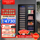維諾卡夫（Vinocave）雙門(mén)紅酒柜恒溫酒柜保濕大容量對開(kāi)門(mén)嵌入式家用客廳雙溫雙控多功能冰吧超薄款可定制 【多功能酒柜】雙溫雙控 356L
