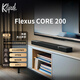 杰士（Klipsch）Flexus CORE 200 3.1.2聲道 旗艦款杜比全景聲回音壁 可壁掛無線家庭影院 電視音響 黑色