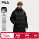 斐樂(lè ) RGB多彩羽絨|斐樂(lè )官方男裝長(cháng)款羽絨服2025冬季新款保暖外套 正黑色-BK L 175/96A/L