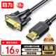 勝為HDMI轉VGA線(xiàn) 高清視頻轉接線(xiàn) 投屏轉換器線(xiàn) 電腦筆記本盒子連投影儀電視顯示器 1.8米 AHV1018G