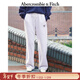 Abercrombie & Fitch美式保暖抓絨LOGO直筒運動(dòng)衛褲長(cháng)褲25秋冬新款女裝147-5115 銀灰色 XS (160/66A)