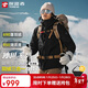 探路者（TOREAD）沖鋒衣三合一戶(hù)外男女冬季羽絨登山服防水防風(fēng)外套 黑色 XXXL
